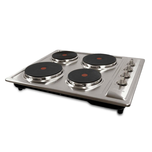 Parrilla Eléctrica 59 x 51 cm de 4 Quemadores Acero Inoxidable 110V