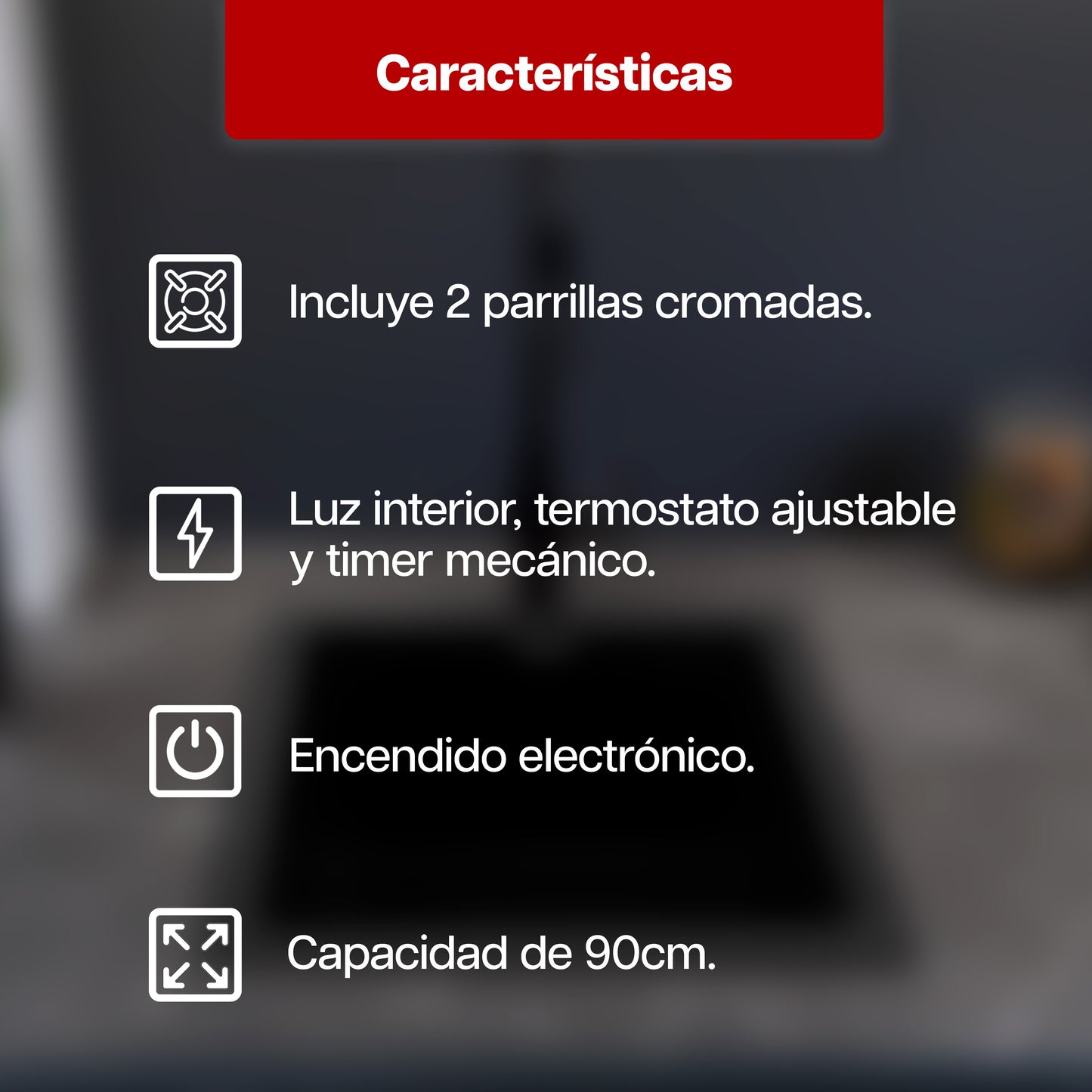 Horno Empotrable Eléctrico Maxims F41MR Acero Inoxidable 127V