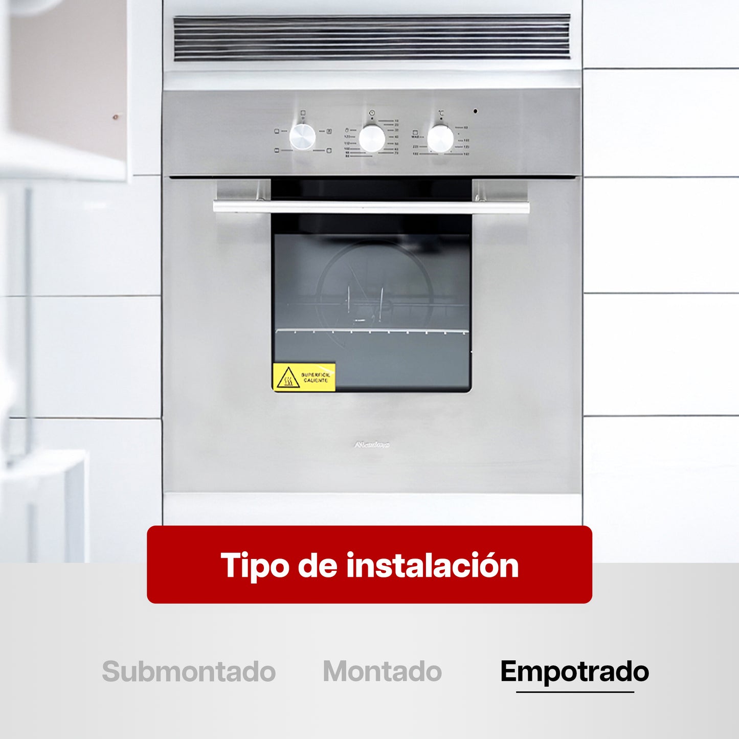 Horno Empotrable Eléctrico Maxims F41MR Acero Inoxidable 127V