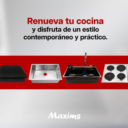 Horno Eléctrico Maxims 60 cm Negro 110V Empotrable Cristal