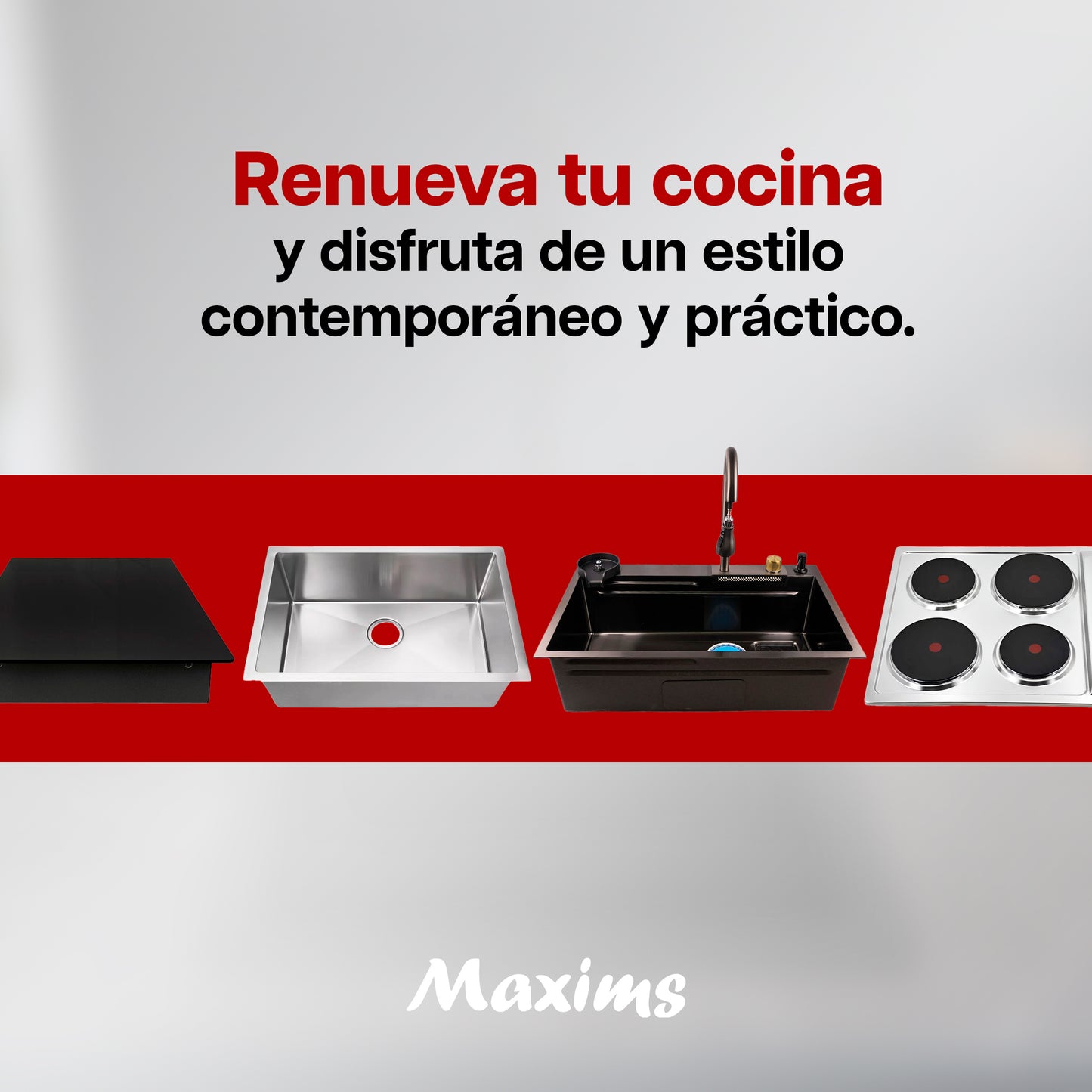 Horno Empotrable Eléctrico Maxims F41MR Acero Inoxidable 127V