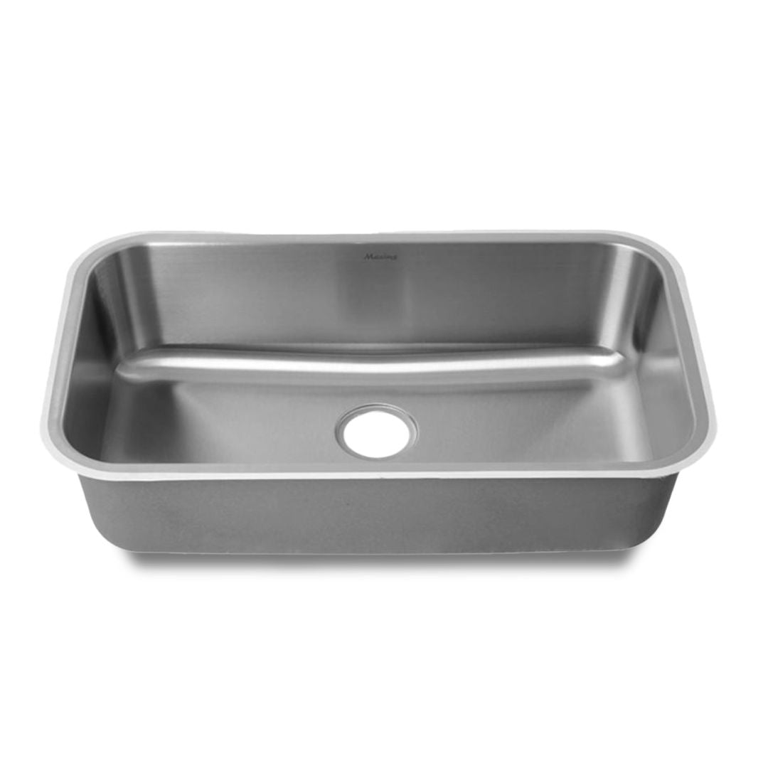 Tarja Fregadero Maxims 80x46 cm Acero Inoxidable  Cepillado