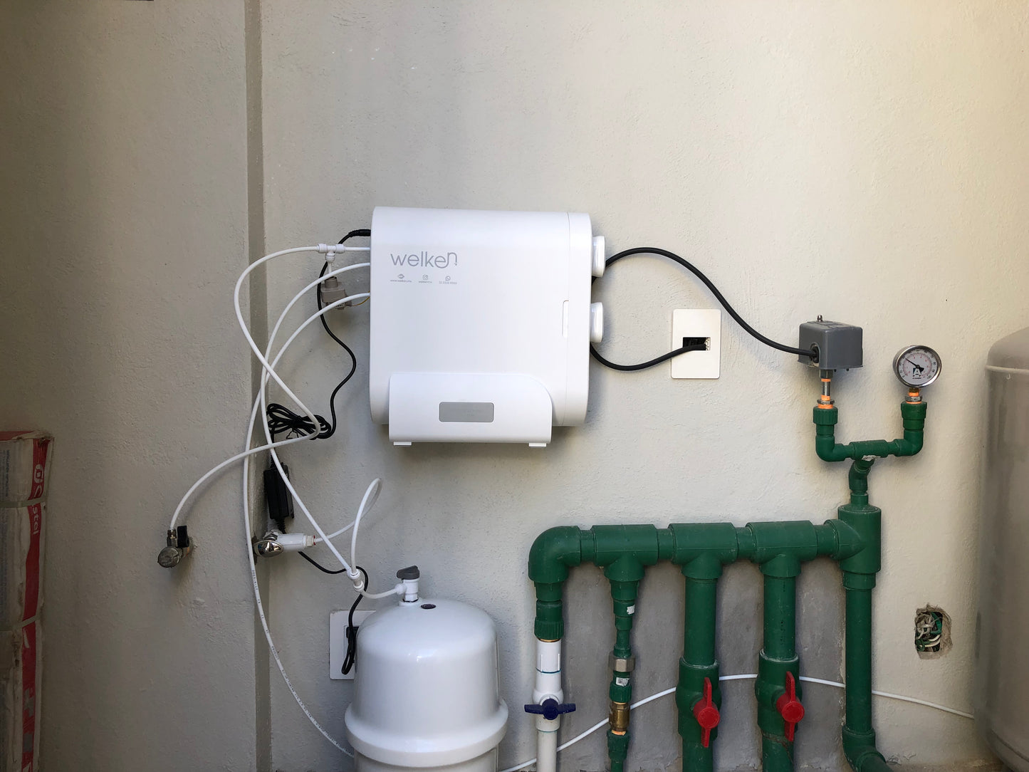 Purificador De Agua Welken 800G Sistema de Ósmosis Inversa para el uso comercial (20 a 160 litros al día)